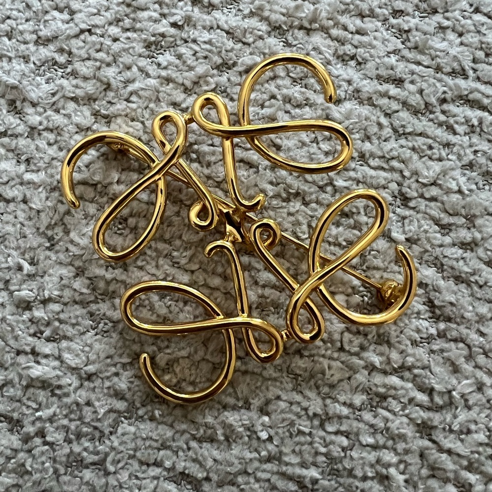Loewe Anagram Brooch